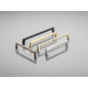 UZ-OCTAVIO-192-20M   Ручка GTV OCTAVIO 192 мм Чорний матовий 