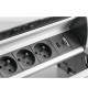 AE-PBC3GS2U-53BKS Подовжувач GTV з пропуском під кабель на 3 розетки з заземSCHUCKO 2xUSB