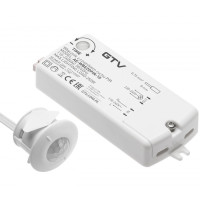 AE-WBEZDPIR-10 Вимикач GTV PIR з датчиком руху  Білий
