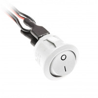 AE-WLB01-10 Вимикач кнопковий GTV  Білий