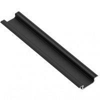 PA-GLAX-AL-20M LED-профиль GTV врезной L-2000 мм Черный матовый
