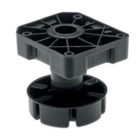 NM-MLA-85-125 Опора GTV MLA H-85мм с регулировкой цокольная Черный