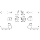 903.93.537 Комплект ручок Hoppe DALLAS WC 3588663 нержавіюча сталь матовий F69 