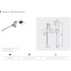 ZZ-G0-328-01 Замок GTV для скляних дверей KL-328 з пилкою  Хром 