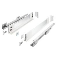 PB-AXISPRO-GLASS-KPL450A1 Выдвижная система AXIS PRO l-450 мм низкий H84 со стеклом Белый