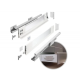 PB-AXISPRO-GLASS-KPL450A1 Выдвижная система AXIS PRO l-450 мм низкий H84 со стеклом Белый