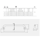 UZ-FABRICIO-128-03  Ручка GTV  Fabricio 128 Блискуче золото  