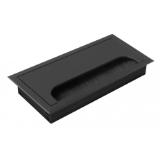 LB-80X160-20 Заглушка кабель-каналу GTV  Merida 80х160 мм Чорна	