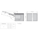PD-H-P2O-STRONG-20 Подъемник GTV HORIZON, Push to open, для фасадов 350-650 мм (4,5-10 кг), Черный