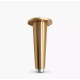 FLG-021-100-109 Ножка мебельная Bravo Nail 100мм, Брасованное золото