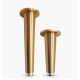FLG-021-100-109 Ножка мебельная Bravo Nail 100мм, Брасованное золото