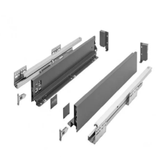PB-AXISPRO-KPL450А Висувна шухляда GTV AXIS PRO L-450 мм Низький  Н-84 мм Графіт