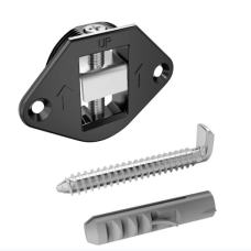 CONCEALED HANGER D-35,  навіс для дзеркал та стінових панелей 
