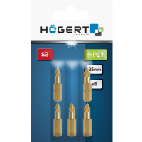 HT1S384 Біта PZ1 HOGERT сталь S2/25 мм покриття нітридом титану (5 шт)