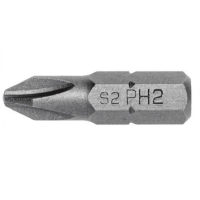 HT1S304 Бит PH2 HOGERT сталь S2/25мм (1 шт)