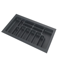 S-2290-A Лоток для столових приладів  Starax  840*490*45 (секція 900) , Антрацит 