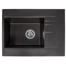 Кухонна мийка BODRUM 650 black shine