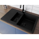 Кухонна мийка LAPAS black shine