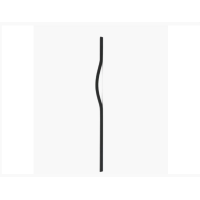 FX-164-1200-101 Ручка Bravo Long Twist Графіт 