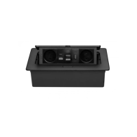 AE-PBSURH2GS-20 Подовжувач GTV врізний MultiSOFT 2*Scuko. 2*USB 2.1 A (A+C)+Rj45+ HDMI. 230 V. 3600 