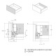 Комплект для ящика Muller Box profi line 3D L=500 h=95 антрацит
