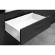 514.14.825 Комплект висувних шухляд Hafele  Matrix Box S Slim 167/500 мм з дотягом  Білий 