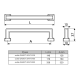 Ручка скоба Gamet UR 47-0128-LPM30 Чорний