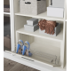 S-6132-C Полиця для взуття Starax 630*120*220 однорядна в секцію 700 мм Хром 