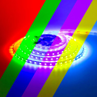 Світодіодна стрічка AVT smd 5050 MTK-300RGB5050-12 різнокольорова