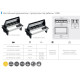 AE-PBC3GS2U-53BKS Подовжувач GTV з пропуском під кабель на 3 розетки з заземSCHUCKO 2xUSB