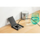 AE-GM1SFLI-20 Подовжувач GTV квадратний FLIP, 1xSCHUKO, 2xUSB, 1xLAN, кабель з вилкою 1,5м,  Чорний 