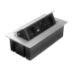 AE-PBSURH2GS-53 Подовжувач GTV MULTISOFT 2 розетки SCHUKO USB А+С + HDMI провід 1,5м з вилкою Алюміній
