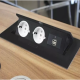  AE-PBU02GS-20 Подовжувач GTV SCHUKO 2xUSB Чорний