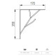 PP-TREE-20M Консоль (полицетримач) GTV TREE Чорний матовий 