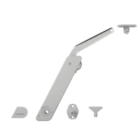 372.28.630 Подъемный механизм Hafele Free Flap H1.5 D односторонний, правый Серый