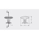GZ-POINT-1-06 Ручка кнопка GTV POINT d 30 мм Шліфована сталь