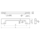 UZ-819256-05 Ручка GTV UZ-819 256 мм Алюміній
