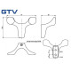 WZ-TOLED-B0-05 Гачок GTV TOLED B0 Алюміній