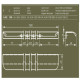 UA-HEXA-1200-20M Ручка GTV HEXA  L-1200 мм Чорний матовий