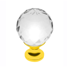 GZ-CRPA30-03 Ручка GTV Crystal Palace CRPA d 30 Золото+Скло 