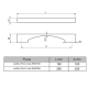 Ручка скоба  Virno Lines  655/256 Soft Toush Білий 