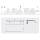 UA-HEXA-32-20M Ручка GTV HEXA  L- 32 мм Чорний матовий