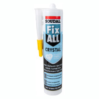 Клей герметик FIX ALL Crystal прозрачный 290 мл. SOUDAL
