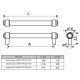 Ручка Gamet RE23-0128-G0035 Античная бронза