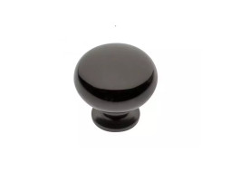 GS-BERGA-1-12 Ручка кнопка GTV BERGAMO d 32 мм Чорний хром