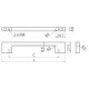 UZ-819128-20 Ручка GTV UZ-819 128 мм Чорний 