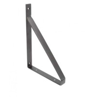PP-GINO-20M Консоль (полкодержатель) GTV LOFT GINO, 30х20 мм Черный матовый
