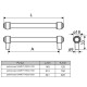 Ручка  Gamet RE23-0192-G0035 Антична бронза