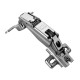 ZP-KT165H2BE Петля GTV 165°  накладна  з планкою (кузнєц)