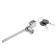 ZZ-G0-328-01 Замок GTV для скляних дверей KL-328 з пилкою  Хром 